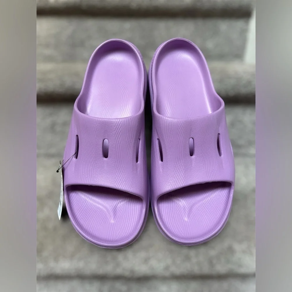 NEW Hoka Ora Recovery Unisex Slides 3‎ in Lilac Purple - Men’s 14/Women’s 16